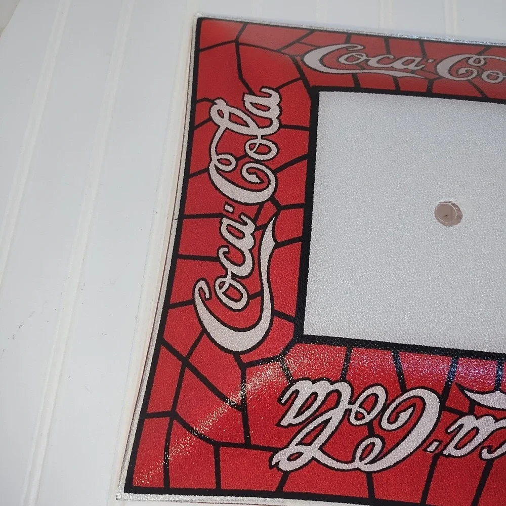 Vintage Tiffany Style Coca Cola Ceiling Light Shade Glass Lamp Cover Fixture